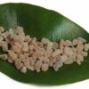 frankincense resins on a leaf